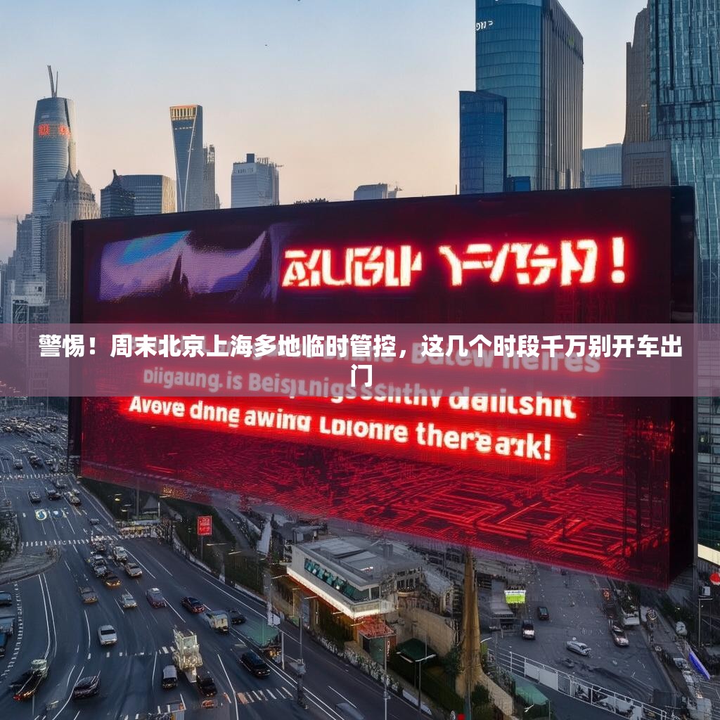 警惕!周末北京上海多地临时管控,这几个时段千万别开车出门 警惕!周末北京上海多地临时管控,这几个时段千万别开车出门