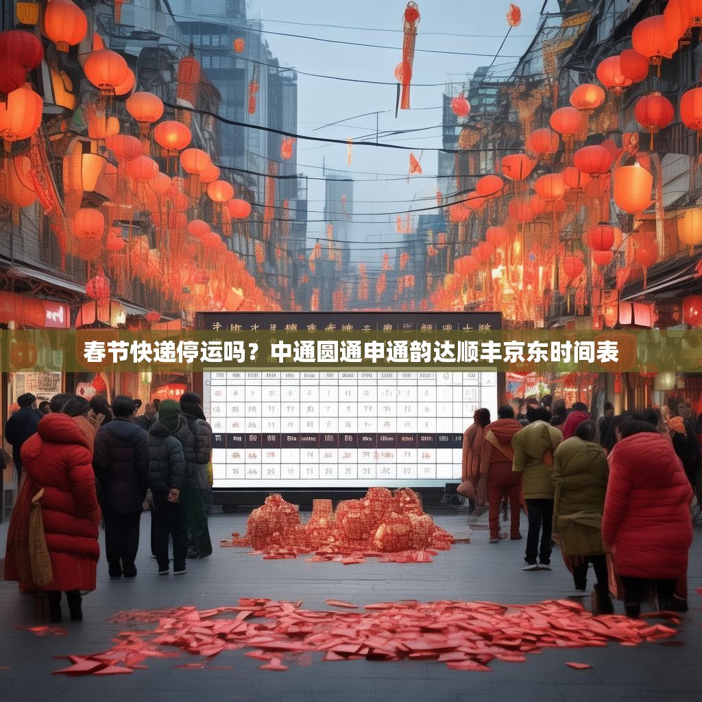 详细阅读:春节快递停运吗?中通圆通申通韵达顺丰京东时间表 春节快递停运吗?中通圆通申通韵达顺丰京东时间表