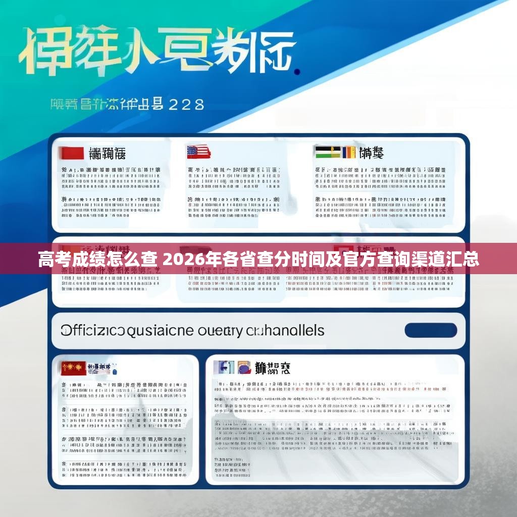 高考成绩怎么查 2026年各省查分时间及官方查询渠道汇总 高考成绩怎么查 2026年各省查分时间及官方查询渠道汇总