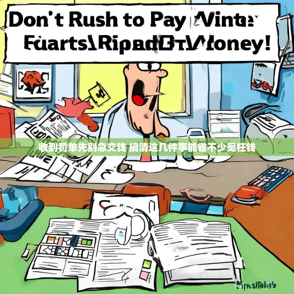 详细阅读:收到罚单先别急交钱 搞清这几件事能省不少冤枉钱 收到罚单先别急交钱 搞清这几件事能省不少冤枉钱